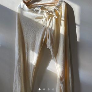 Juicy couture pastel yellow track pants